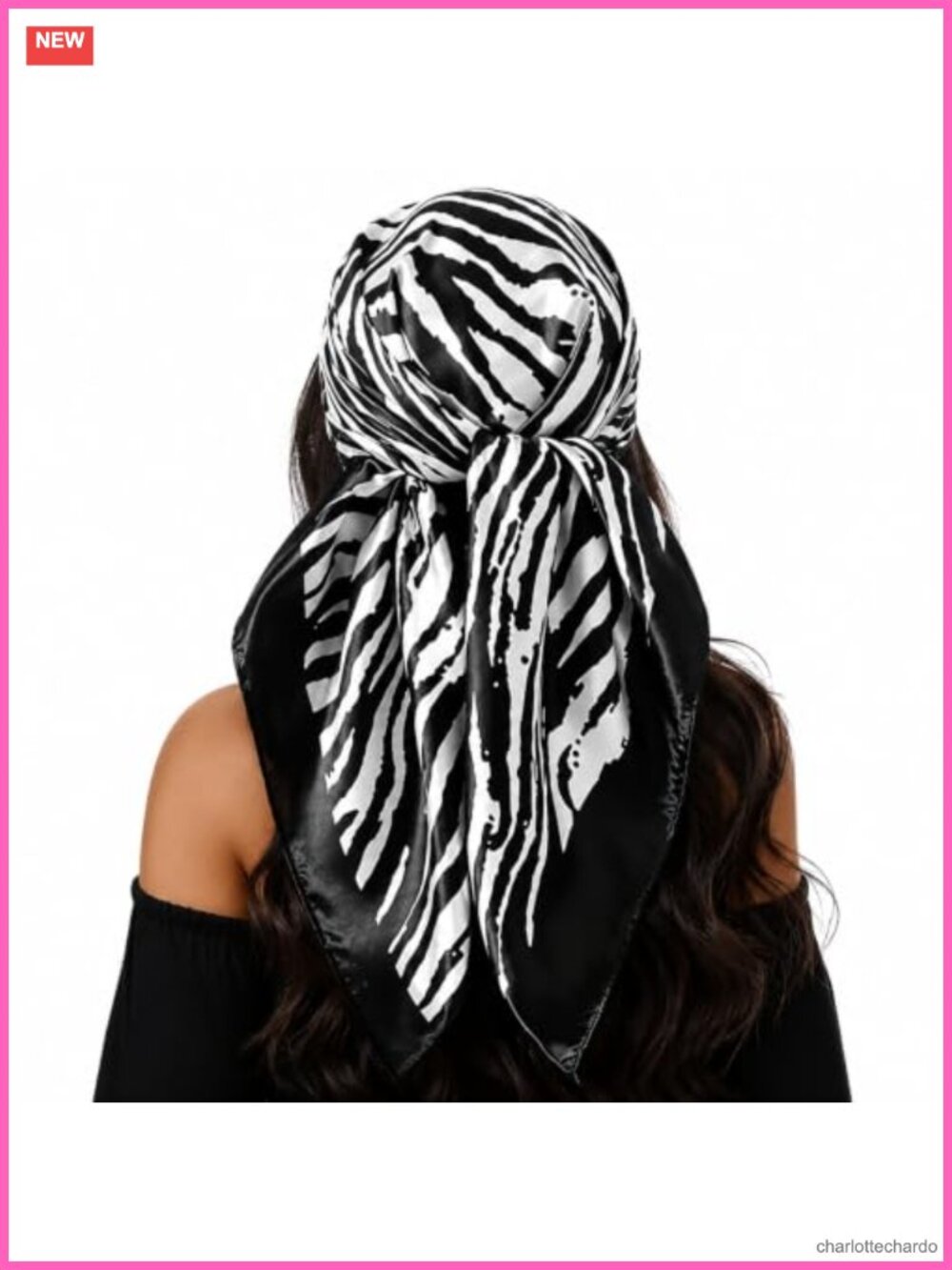 Satin Hair Scarf Lightweight Soft Head Wrap Large Square Elegant Accessory